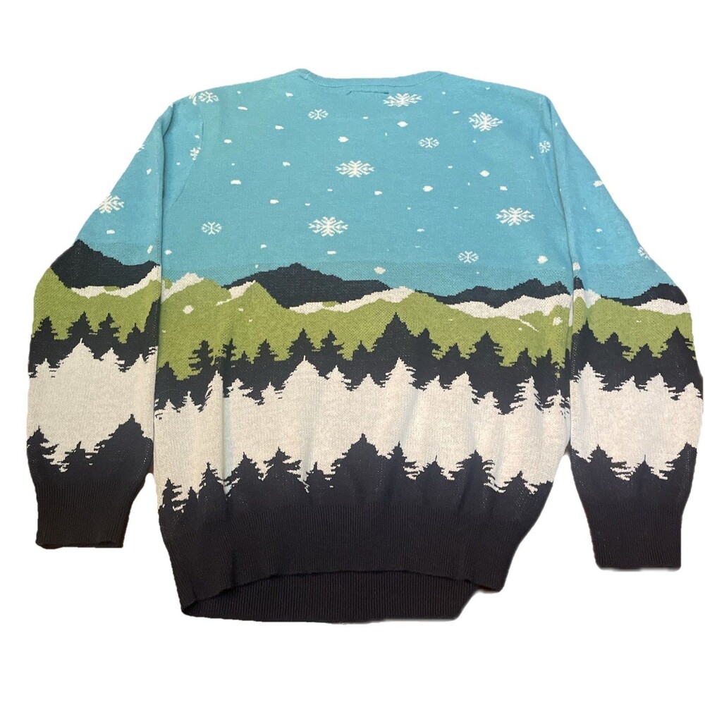 The Grinch Dr. Seuss Ugly Christmas Sweater Men's Medium Xmas Holiday Jumper - Picture 2 of 7